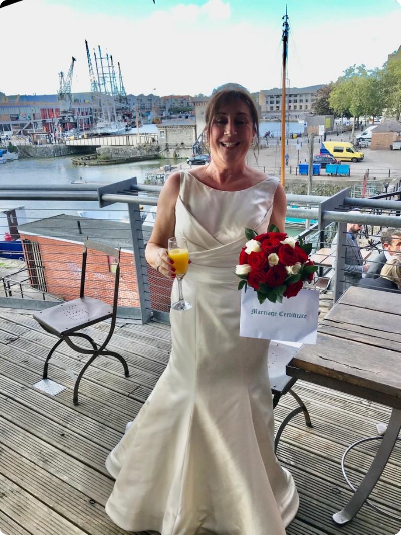 Penny Browning Perry Bride Photo close up